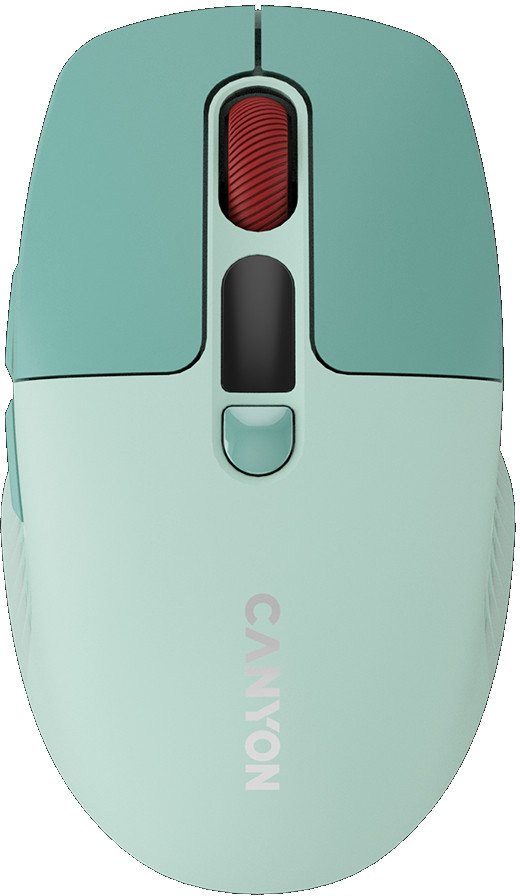 CANYON Mysz bezprzewodowa MW-26 LCD Cicha Dwa Tryby Zielona 1