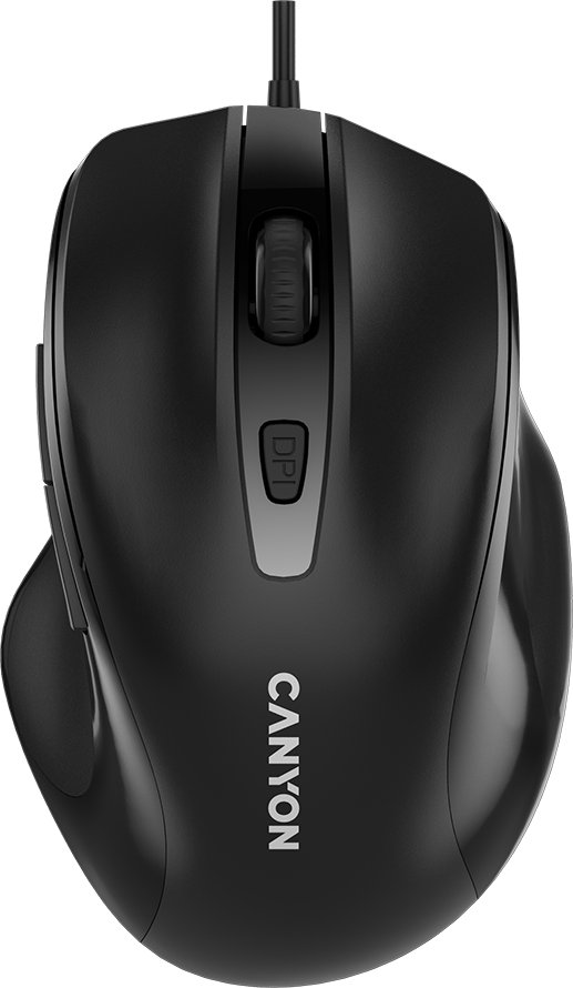 CANYON Mysz przewodowa M-6 Czarna 1