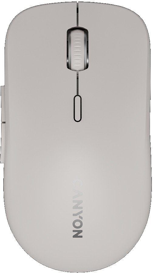 CANYON Mysz bezprzewodowa MW-12 Dwa Tryby Ciemno Szara 1