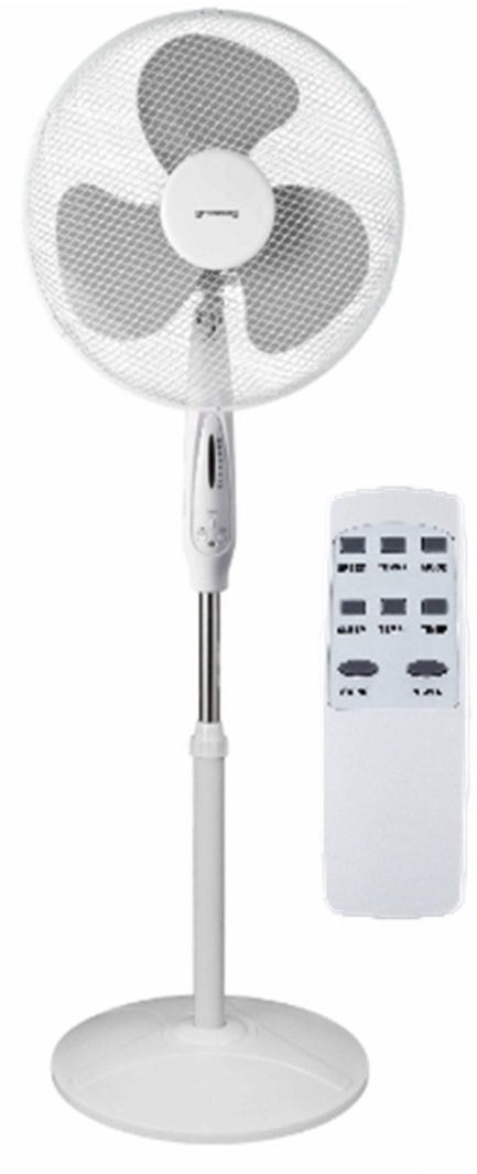 VOLTENO FLOOR FAN WHITE + REMOTE CONTROL 40cm WHEEL BASE 1