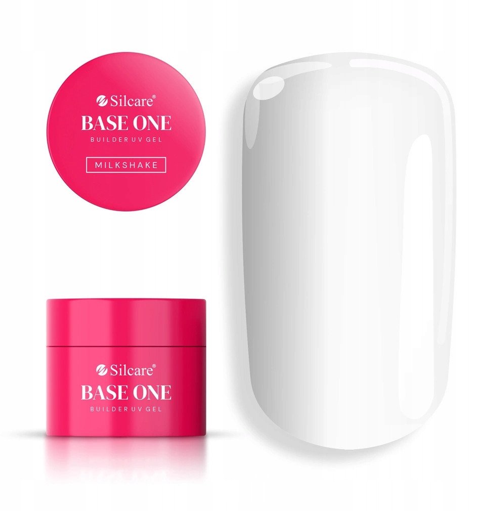 SILCARE_UV Base One żel budujący do paznokci Milkshake 50g 1