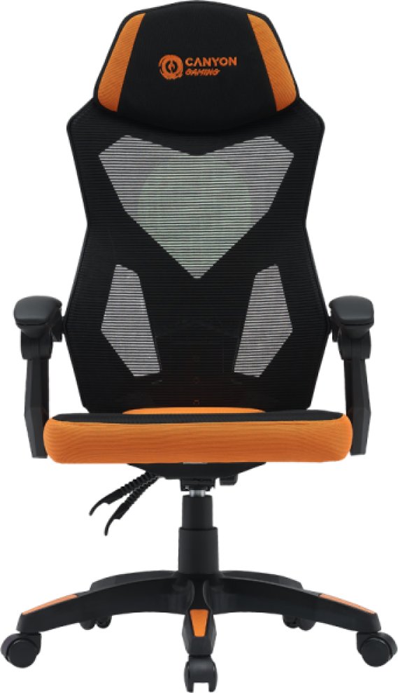 CANYON Fotel gamingowy Wave MCH02 Mesh Pomarańczowy 1