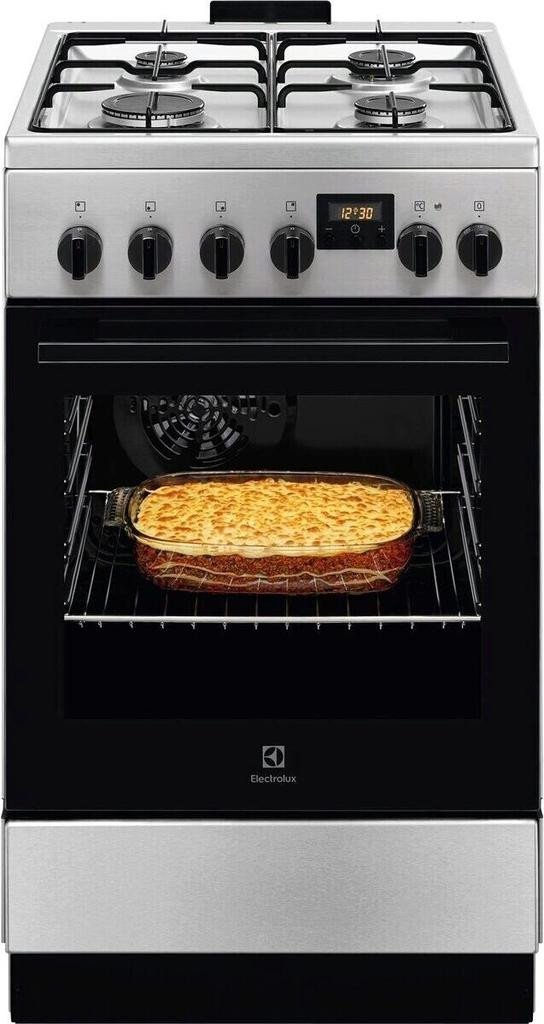 Electrolux 500 SurroundCook 57 L width 50 cm stainless steel - Electric cooker with gas hob 1