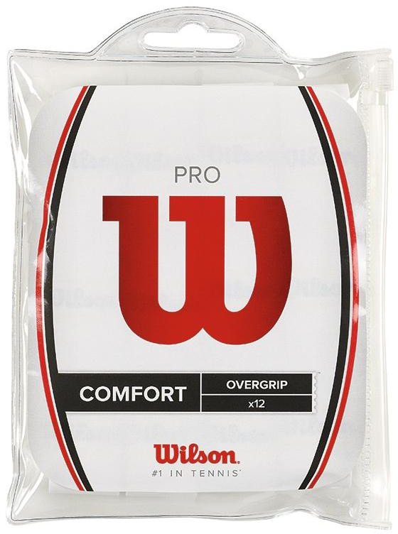 Wilson Pro Overgrip, white, 12 pcs. 1