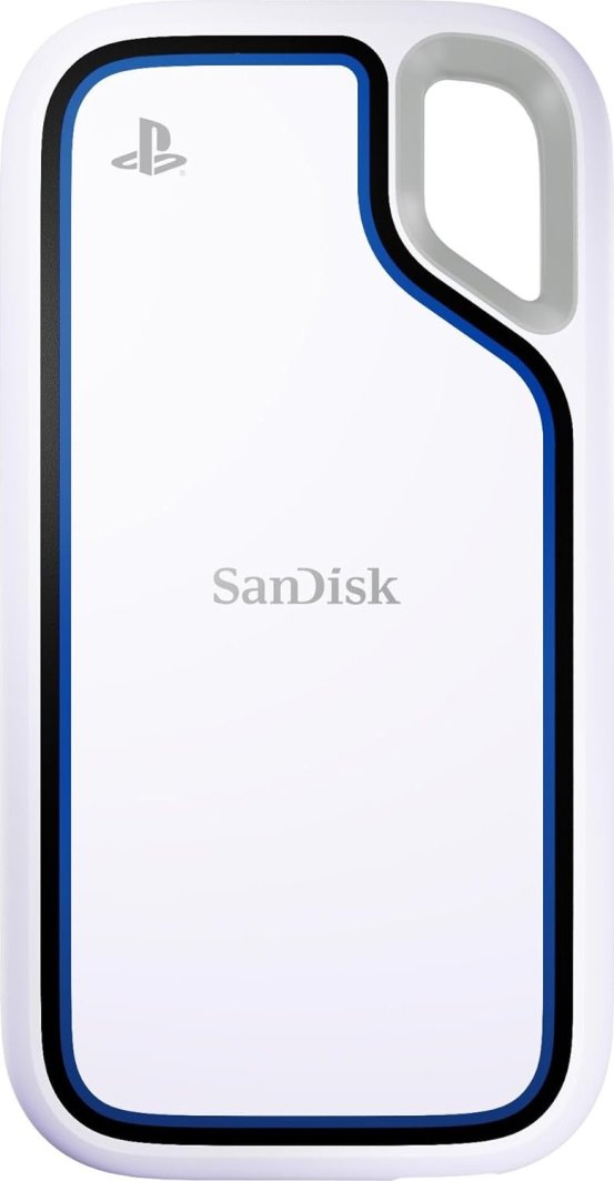 Dysk zewnętrzny SSD SanDisk Extreme Portable for PlayStation 5 2TB Biało-niebieski (SDSSDE62P-2T00-G25) 1