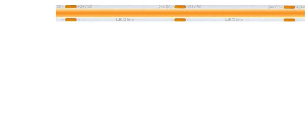 LED line PRIME taśma LED ciągła linia 320 COB 24V 6500K 8W /30m/ 5 lat gwar. 1