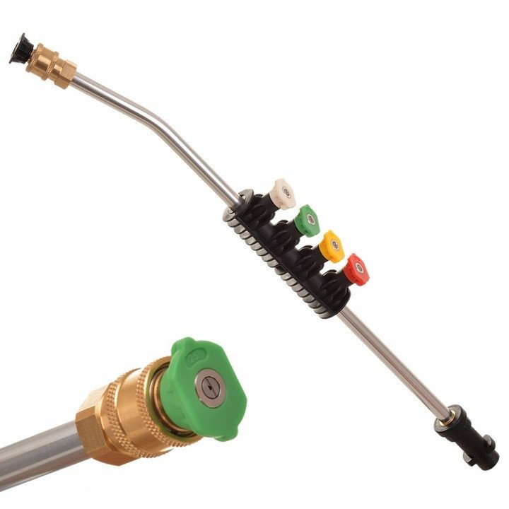 Lanca + KOMPLET dysz do myjki KARCHER K2 K3 K4 K5 K6 K7 na szybko złacze 1