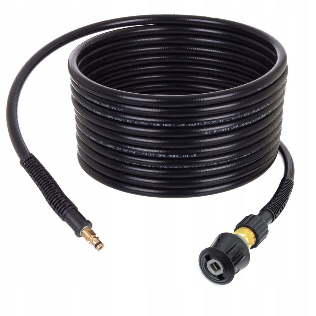 Wąż 12m do myjki KARCHER K2 K3 K4 K5 K7 przedłużka GNIAZDO CLICK adapter 1