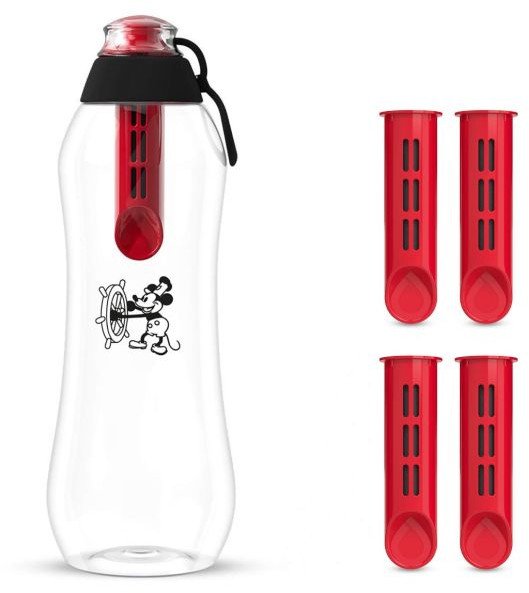 Butelka Filtrująca Dafi SOFT Kultowa Myszka 0,7 z 5 Filtrami Węglowymi 1