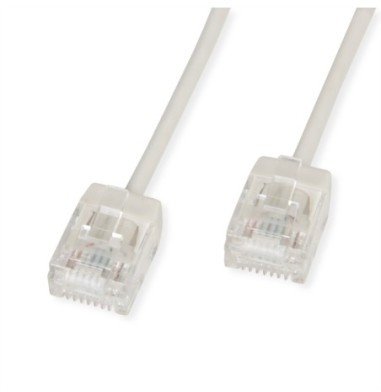 ROLINE UTP Data Center Patch Cord Cat.6A (Class EA), LSOH, Slim, Ultra Short Connector, szary, 2 m