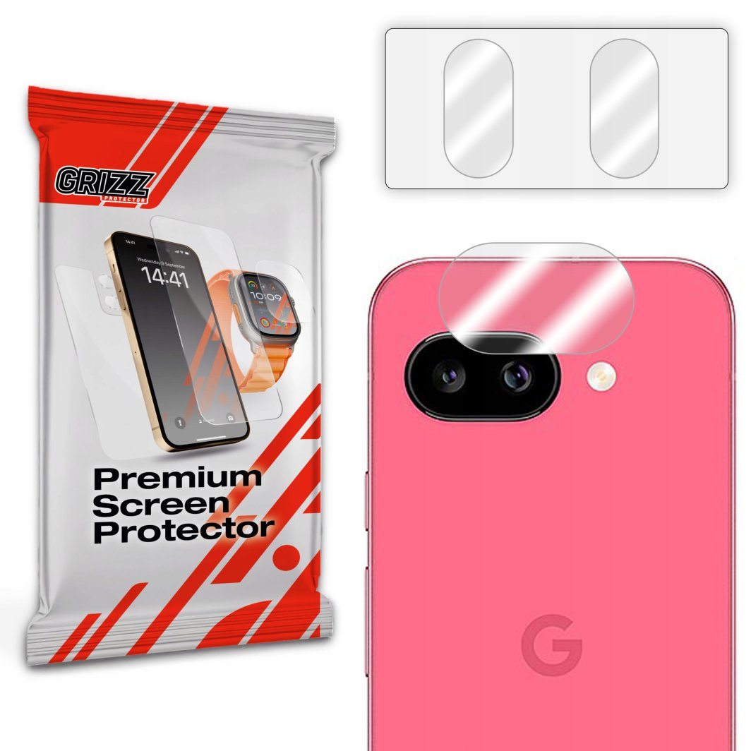 Szkło na aparat GrizzGlass HybridGlass Camera do Google Pixel 9a 1