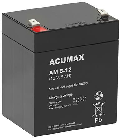 EMU Electronic AM 5-12 T2 VRLA AGM 12 V 5 Ah 1