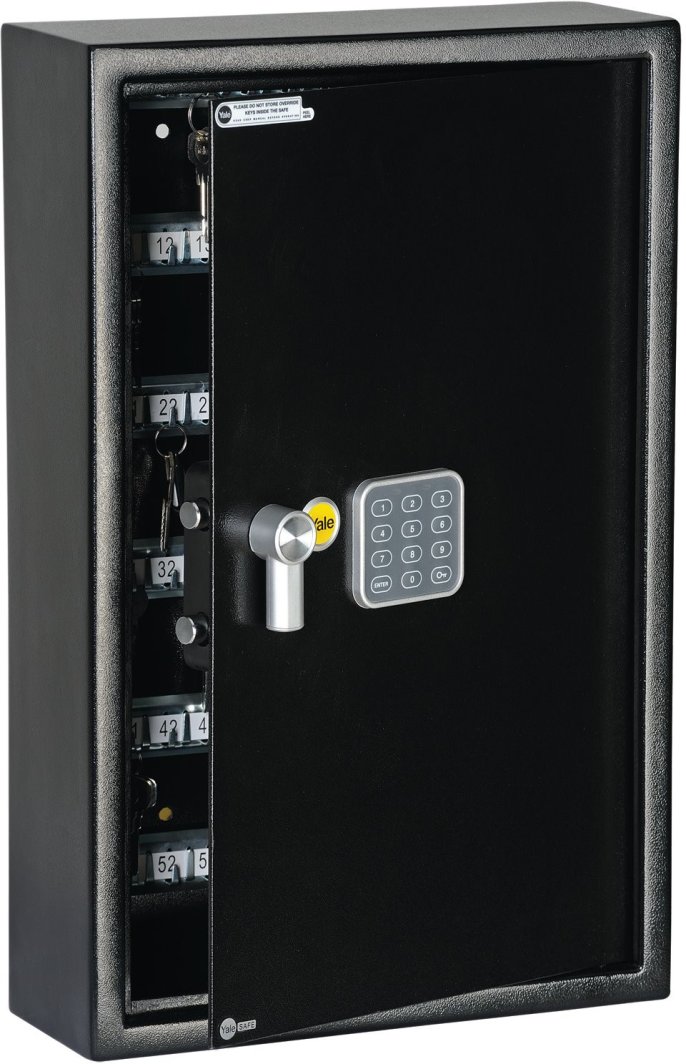 Yale YKB/550/DB1, Wall safe, Black, Electronic, Key, 350 mm, 130 mm 1