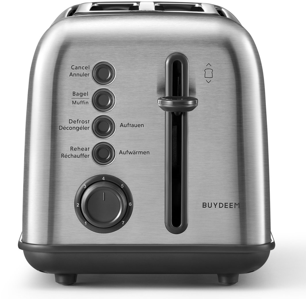 BUYDEEM 2 Slice Toaster model DT620E color Stainless Steel EU 1