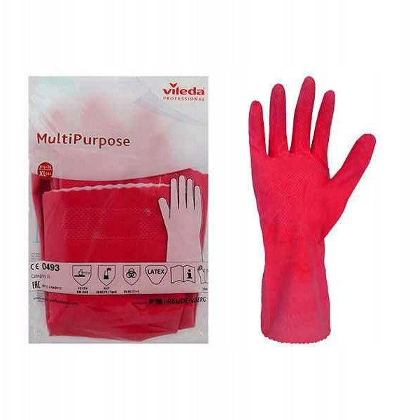 Vileda Rękawice Multi Purpose Red M 7-7,5 174343... 1
