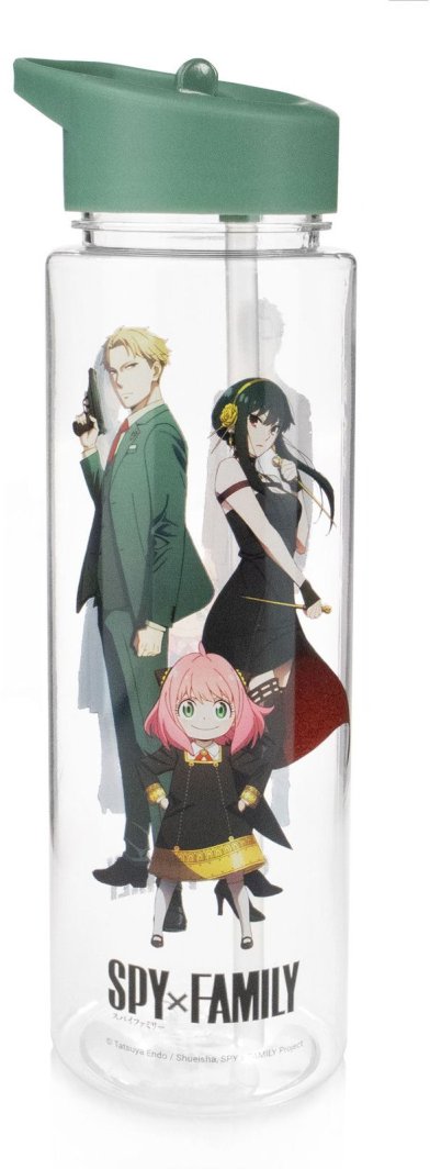 Spy X Family Cool vs Family - bidon na wodę ze słomką 1