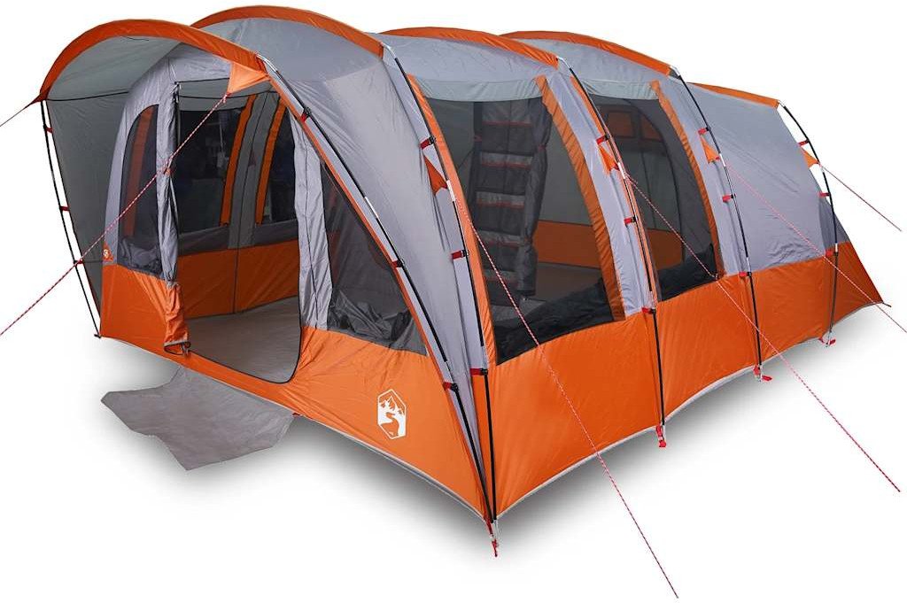 Namiot rodzinny, 8-os., tunelowy, szary, wodoszczelny 1