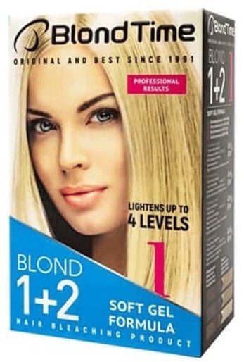 BLOND Time 1+2 Rozjaśniacz włosów do 4 tonów 120ml 1