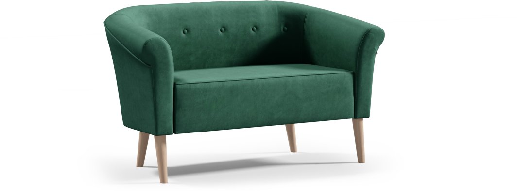 Sofa ESPERO styl skandynawski welur z guzikami monolith 37 1