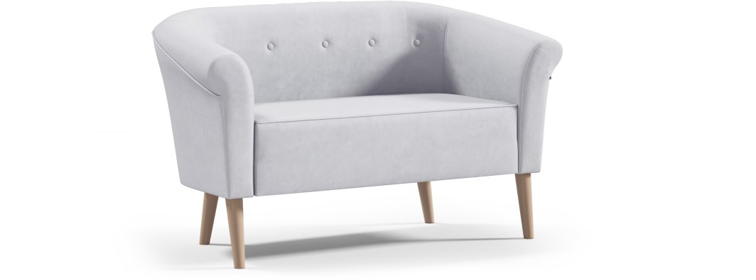 Sofa ESPERO styl skandynawski welur z guzikami monolith 84 1