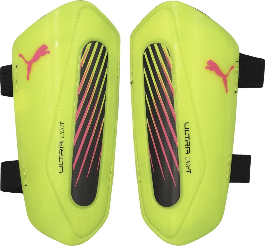 Ochraniacze piłkarskie Puma Ultra Light Strap zielone 30992 02 M 1