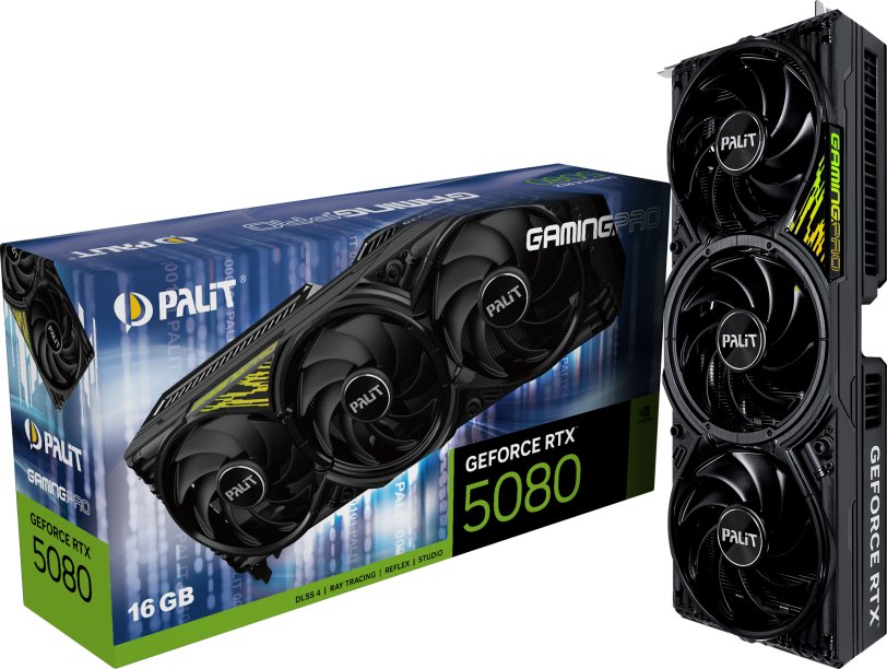 Karta graficzna Palit GeForce RTX 5080 GamingPro V1 16GB GDDR7
