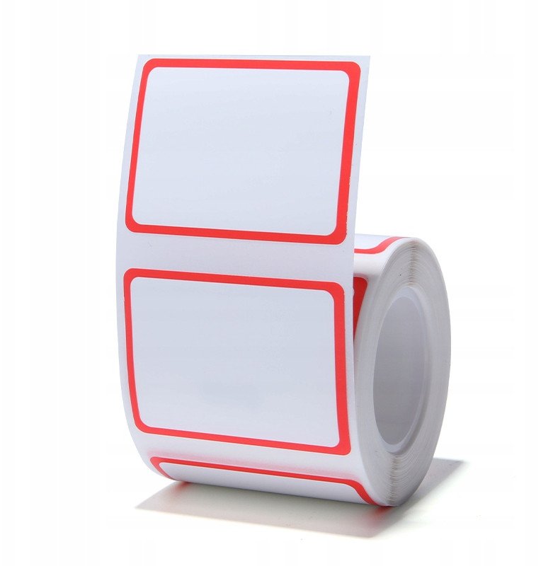 .NIIMBOT Etykiety Naklejki RFID 40*30mm RAMKA RED 230szt Seria B Oryginalne 1
