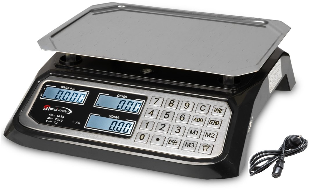 Waga elektroniczna WAGI TARCZYN WT-1015 40kg 1