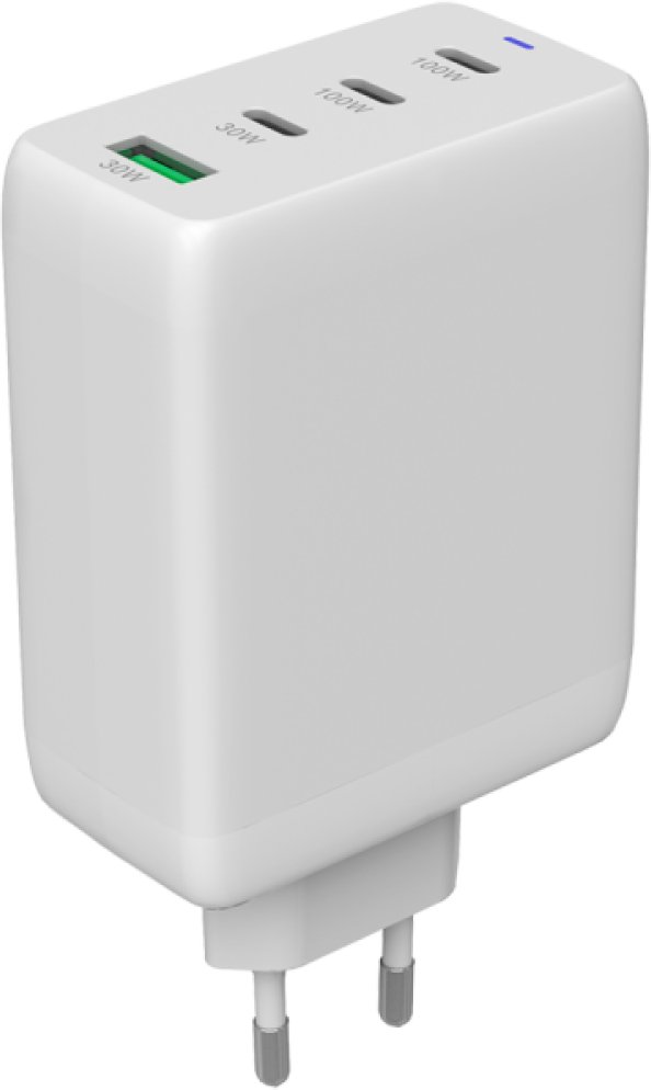 CANYON Ładowarka sieciowa CU100ACC GaN 100W 3xPD 1xQC EU Biała 1