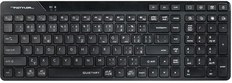 Klawiatura A4Tech FStyler FBK27C AS (FBK27CAS-BK) 1