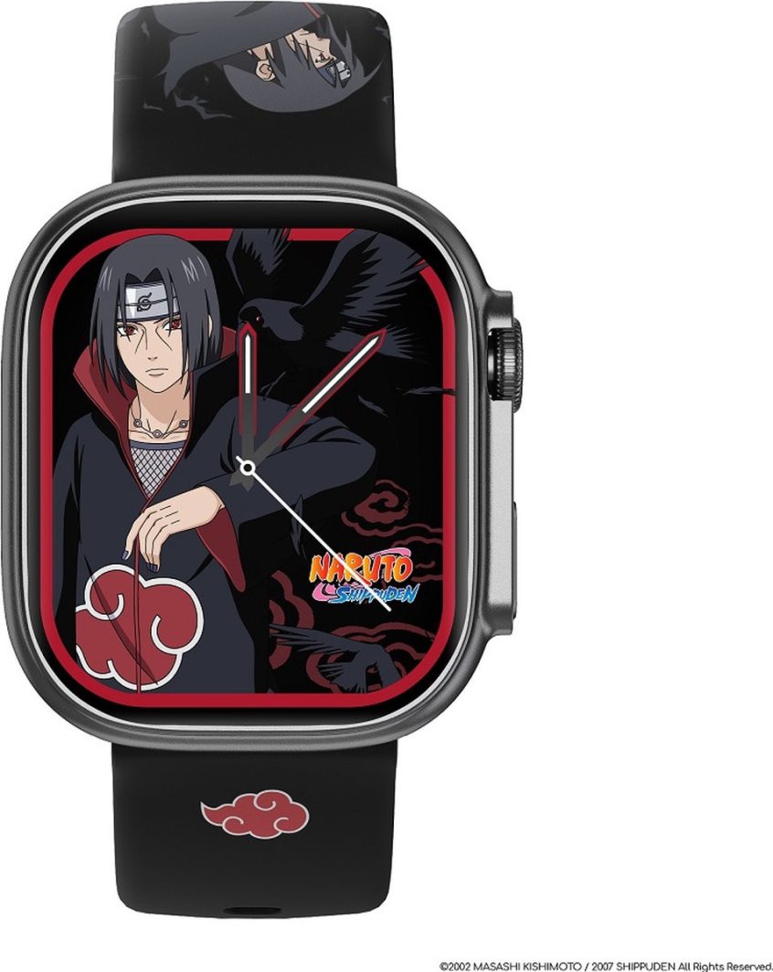 abyx Smartwatch Fit Touch 5 Itachi Uchiwa         space grau 1