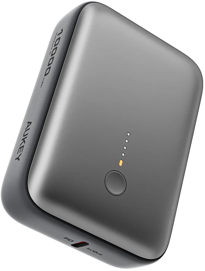 Aukey Powerbank Spark Mini 10000mAh 20W USB-C/USB-A grau 1