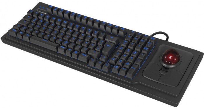 KeySonic TAS KSK-8202ELU-T (DE) Trackball schwarz 1