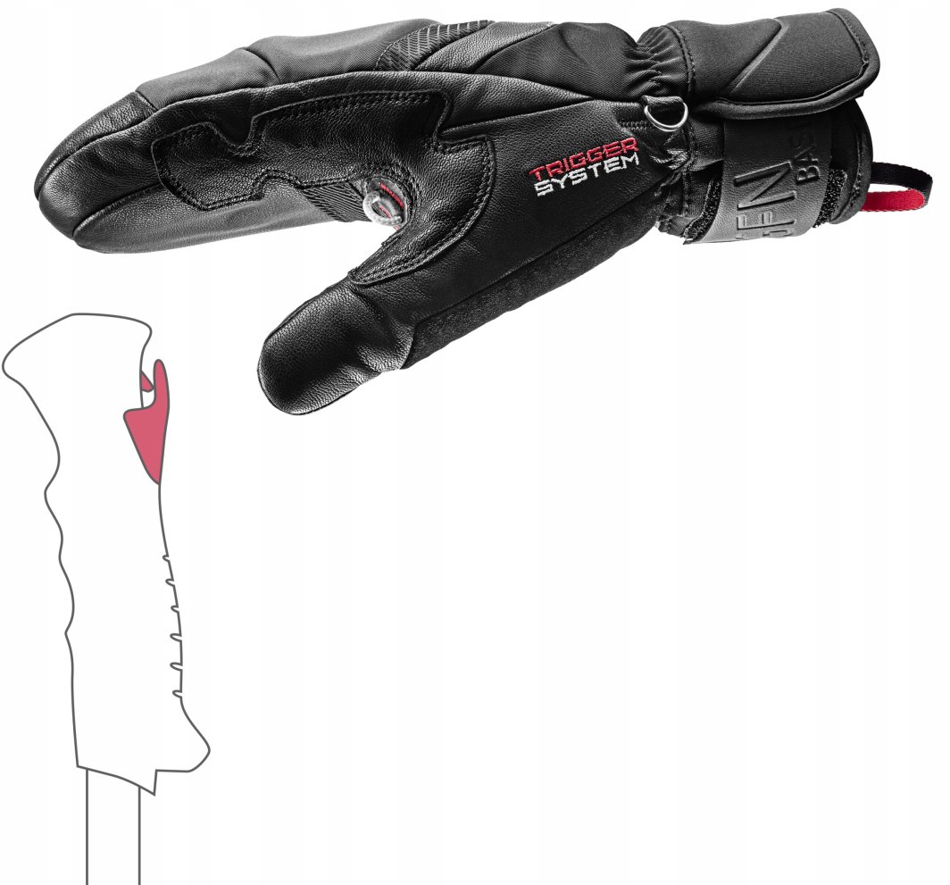 LEKI RĘKAWICE Griffin Base 3D Women Mitt bl 6.0 1