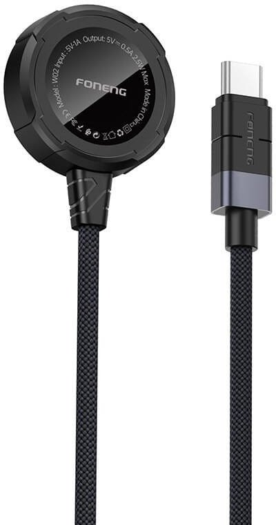Ładowarka bezprzewodowa Foneng W02 do zegarka Apple Watch 2.5W, 1m (czarna) 1