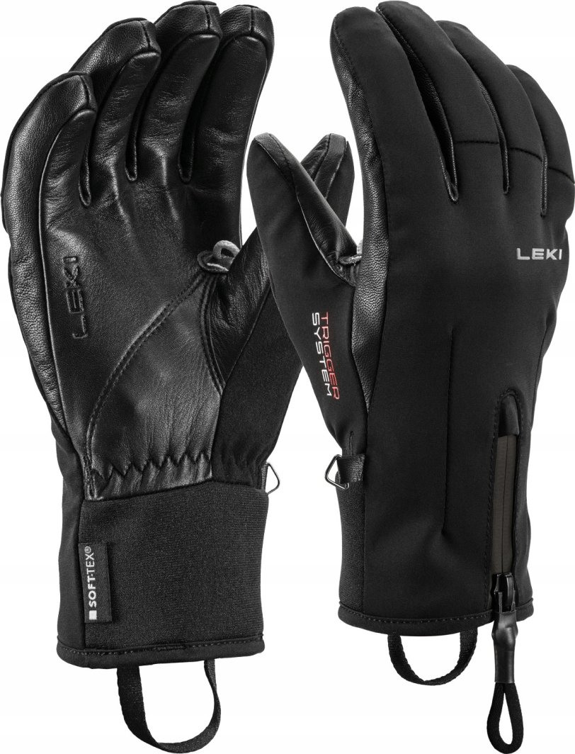 LEKI RĘKAWICE Ebony 3D Women  black 8.0 1