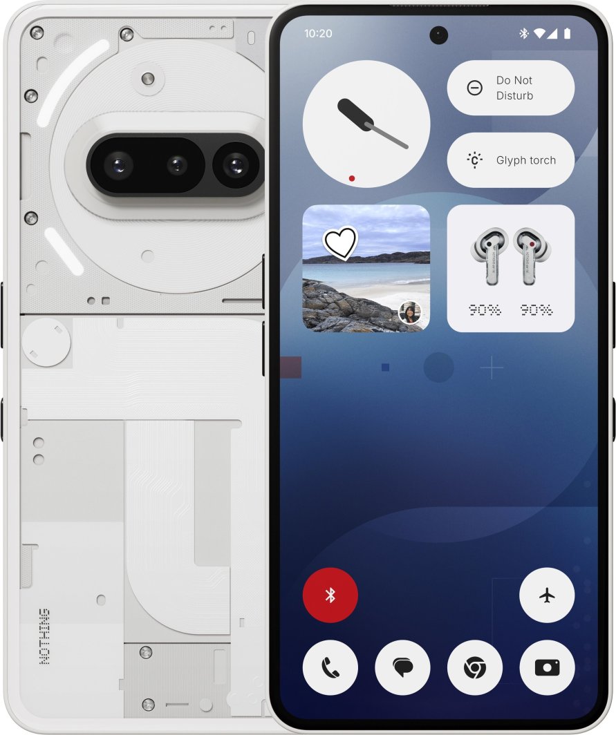 Smartfon Nothing Phone (3a) 5G 8/128GB Biały  (A10400143) 1