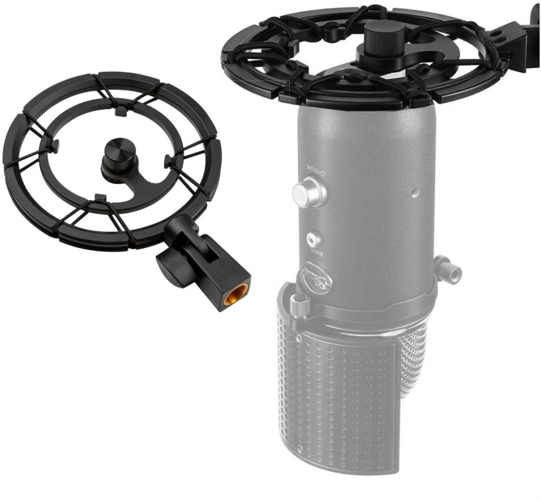 MOZOS SHM4 kosz antywibracyjny do mikrofonu 5/8" blue yeti 1