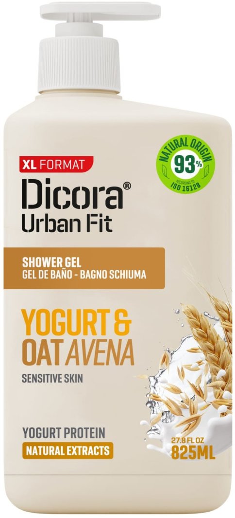 DICORA Żel pod prysznic Jogurt i Płatki Owsiane  825 ml 1