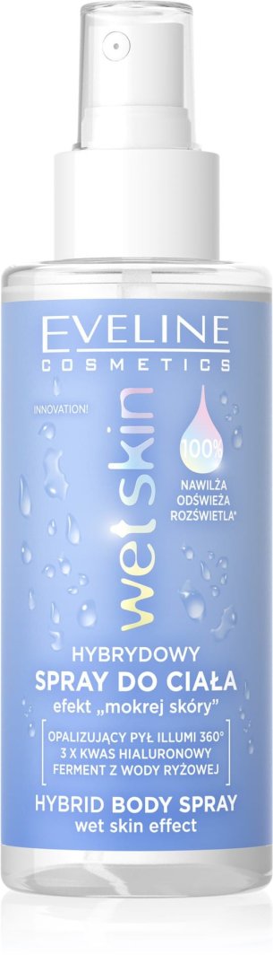 EVELINE Wet Skin Hybrydowy Spray do ciała - efekt "mokrej skóry" 150 ml 1