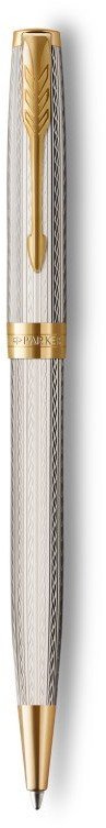 Długopis PARKER Sonnet Premium Silver Mistral Gold Clip, srebrny, wersja SW 1