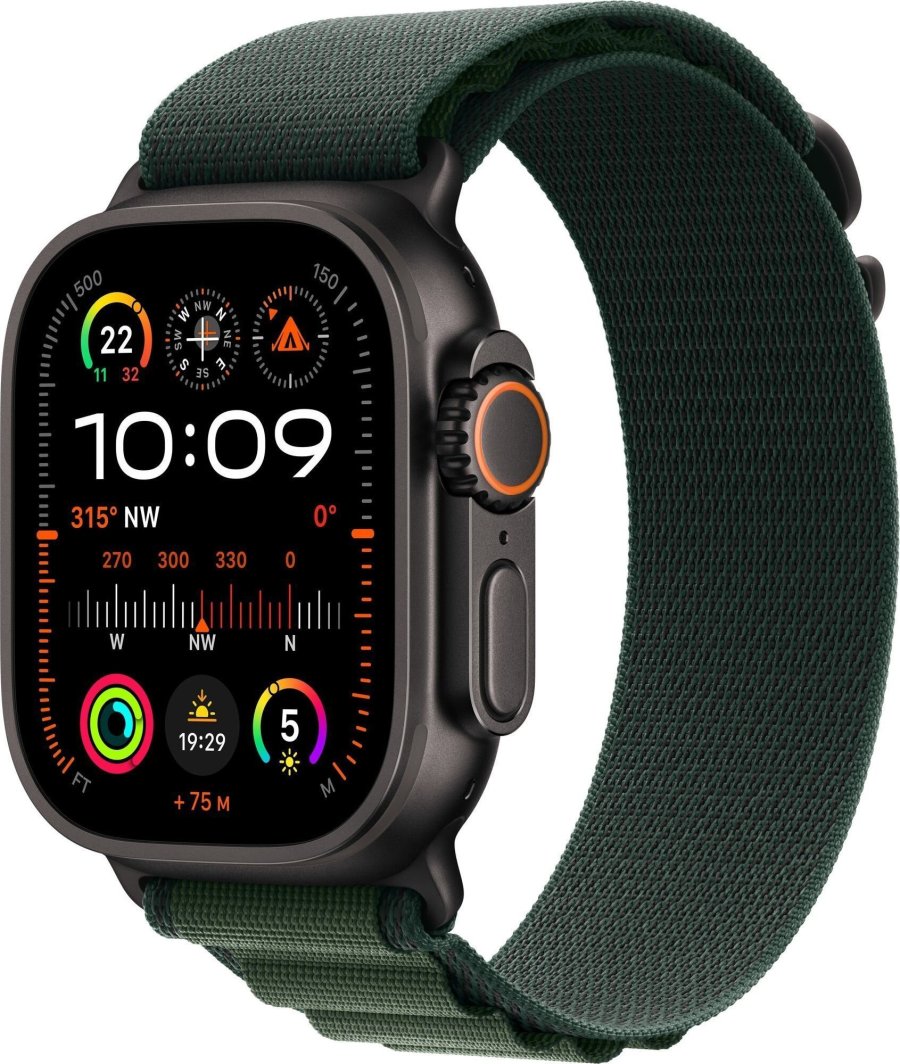 Smartwatch Apple Watch Ultra 2 GPS + Cellular 49mm Black Titanium Case Alpine Loop Large Zielony 1
