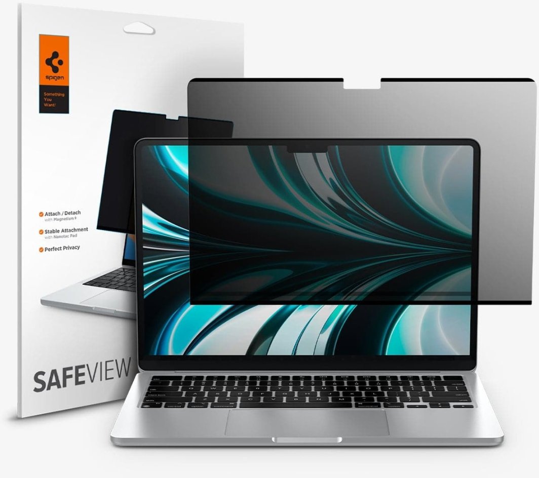 Spigen SafeView 1 Pack - MacBook Air 13" M4/M3/M2 1