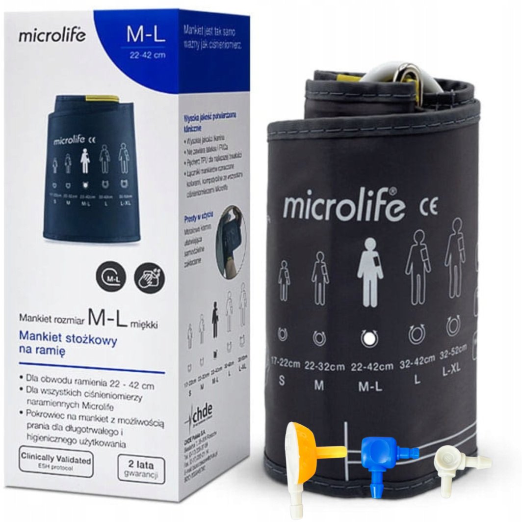 Microlife Mankiet M-L 22-42cm średni 3G, 4G, 5G 1