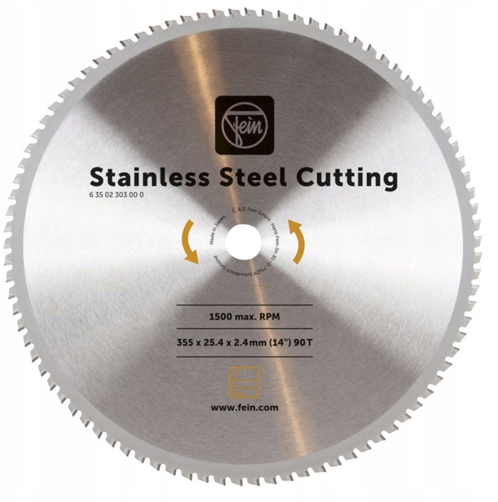 Metal cutting disc FEIN 355x25.4x2.4mm T100 1