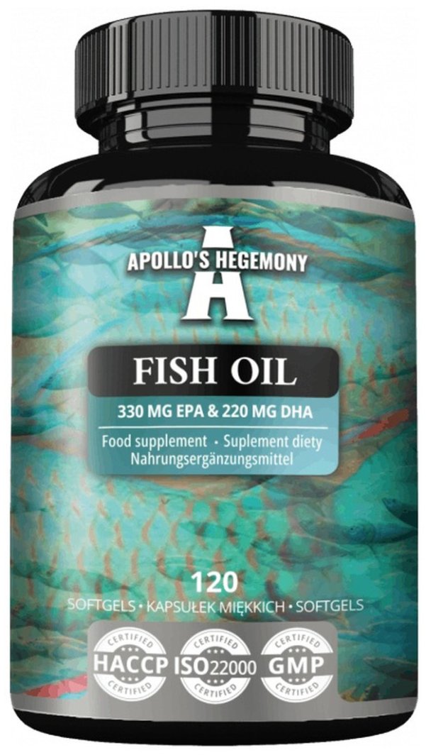 APOLLO'S HEGEMONY_Fish Oil suplement diety 120 kapsułek 1