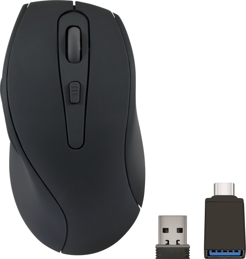 SPEEDLINK SL-630004-RRBK myszka Dom Po prawej stronie RF Wireless Optyczny 1600 DPI 1