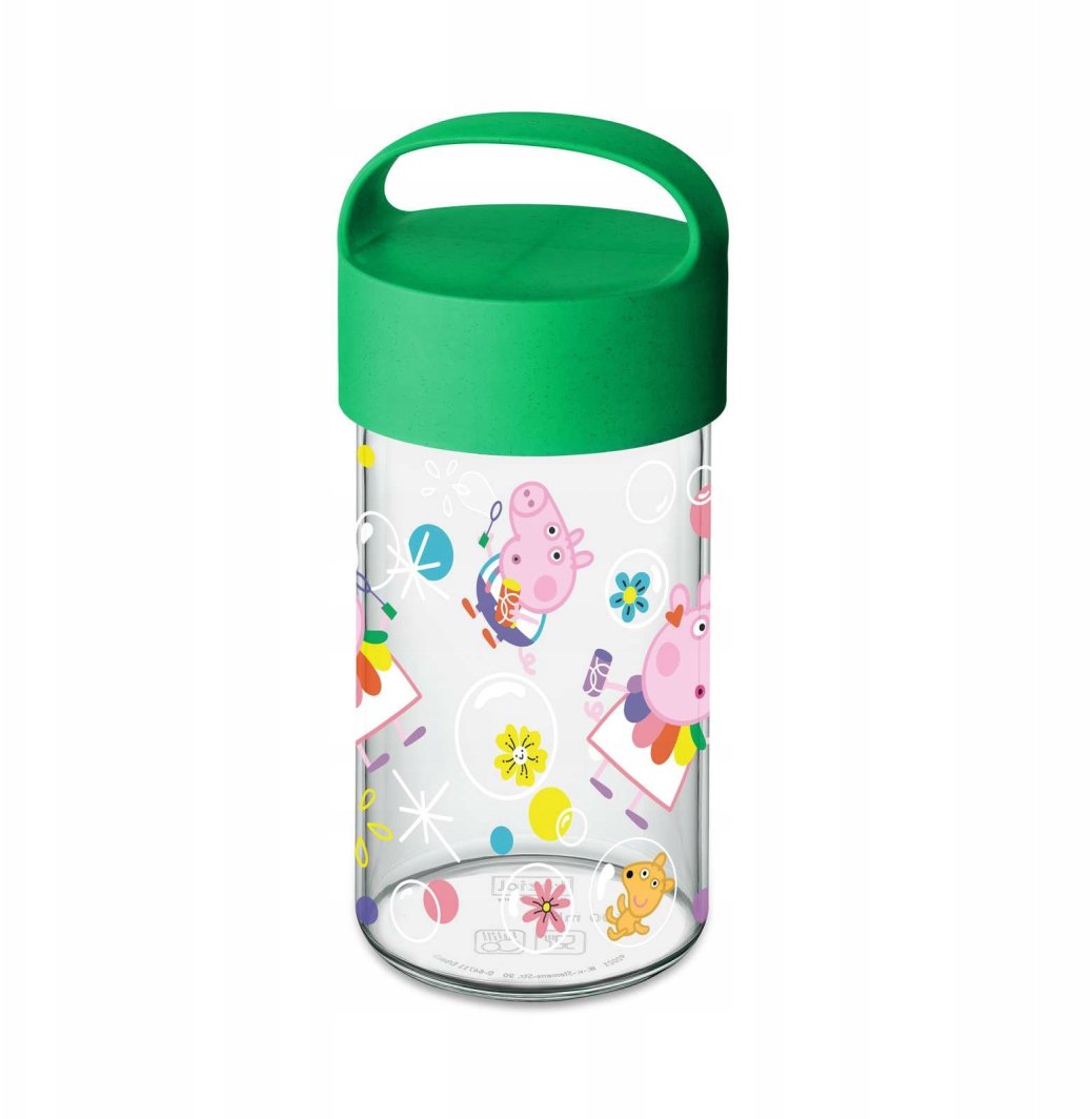 Pojemnik/bidon Buddy Snack Świnka Peppa Pop, 500 ml, KOZIOL 1