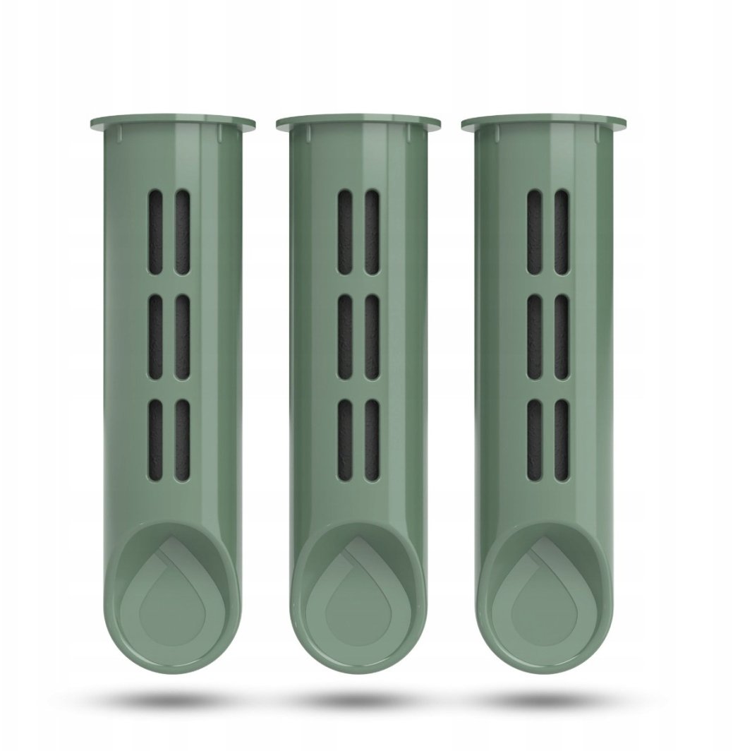 ZESTAW 3 Filtry do Butelki Filtrującej Dafi SOFT i SOLID Szałwiowy 1