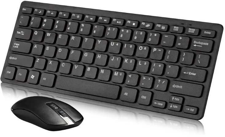 RoGer GKM901 Ultra Slim Silent Wireless Keyboard + Mouse Combo 1